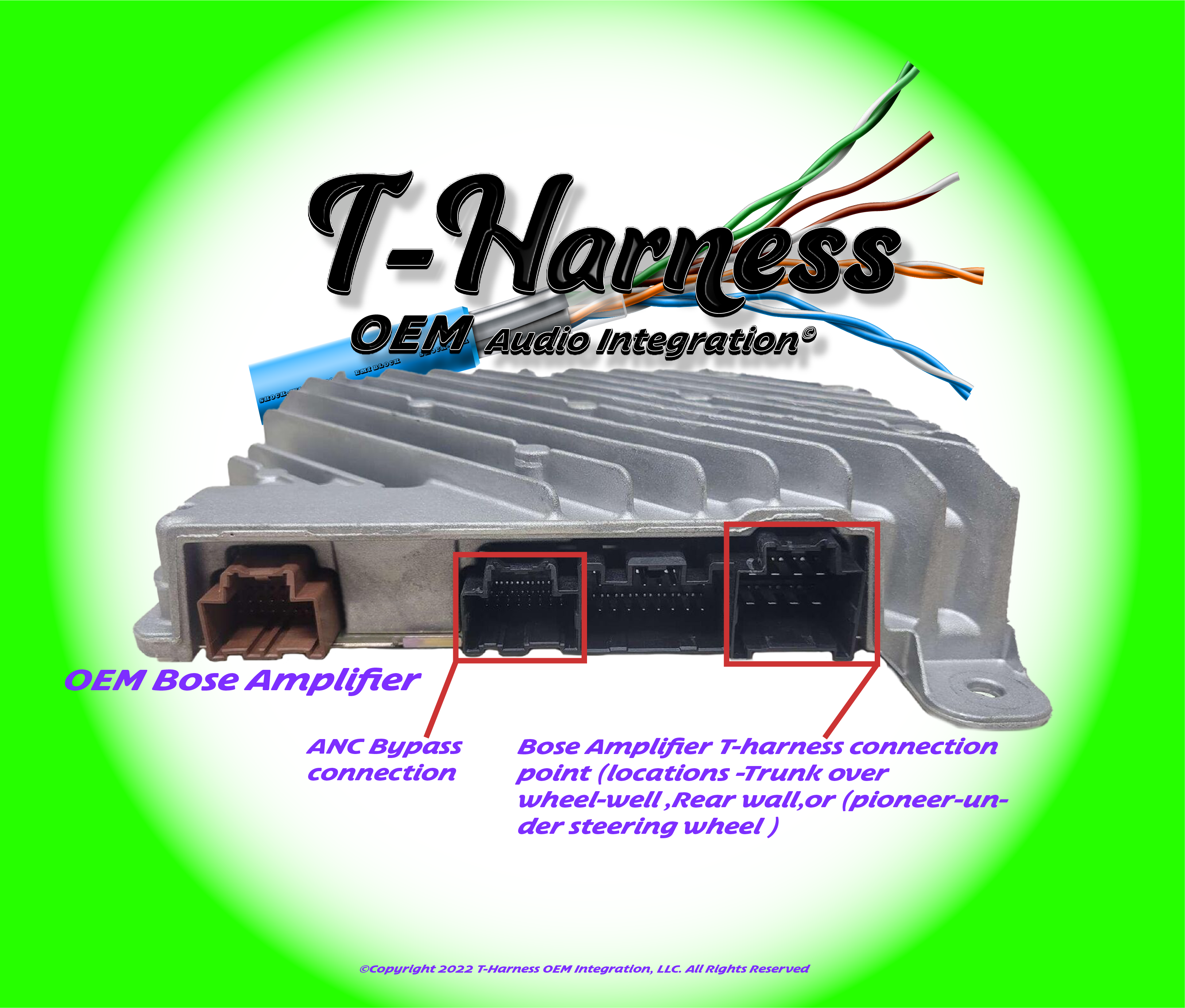 Bose T-harness 2014-2025 GM GMC R2G