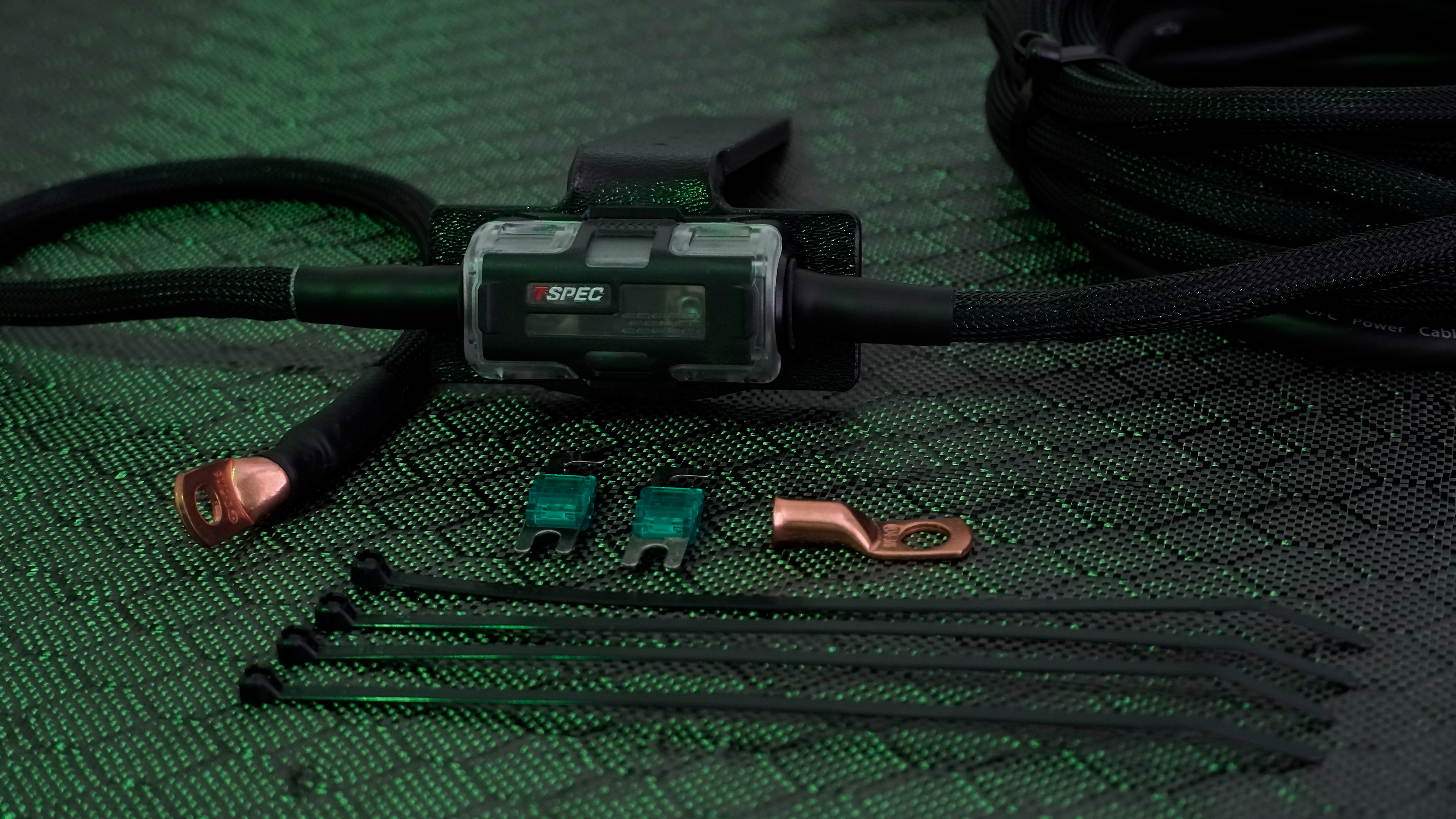 4 Awg power wire kit Shock-Wire©