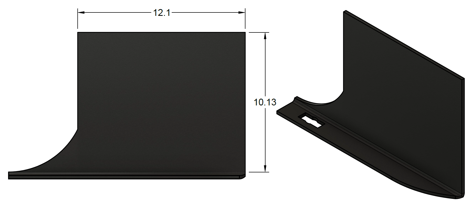 Silverado pickup amp rack 2014-2019 12"